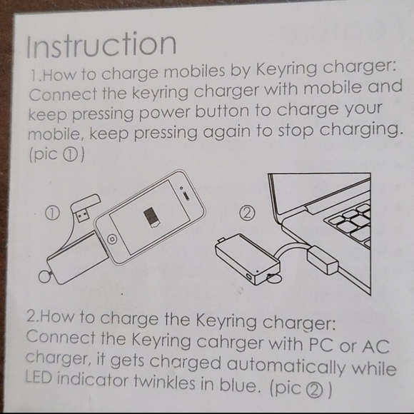 3 IN 1 Portable Keychain Power Bank - Picture 10 of 12